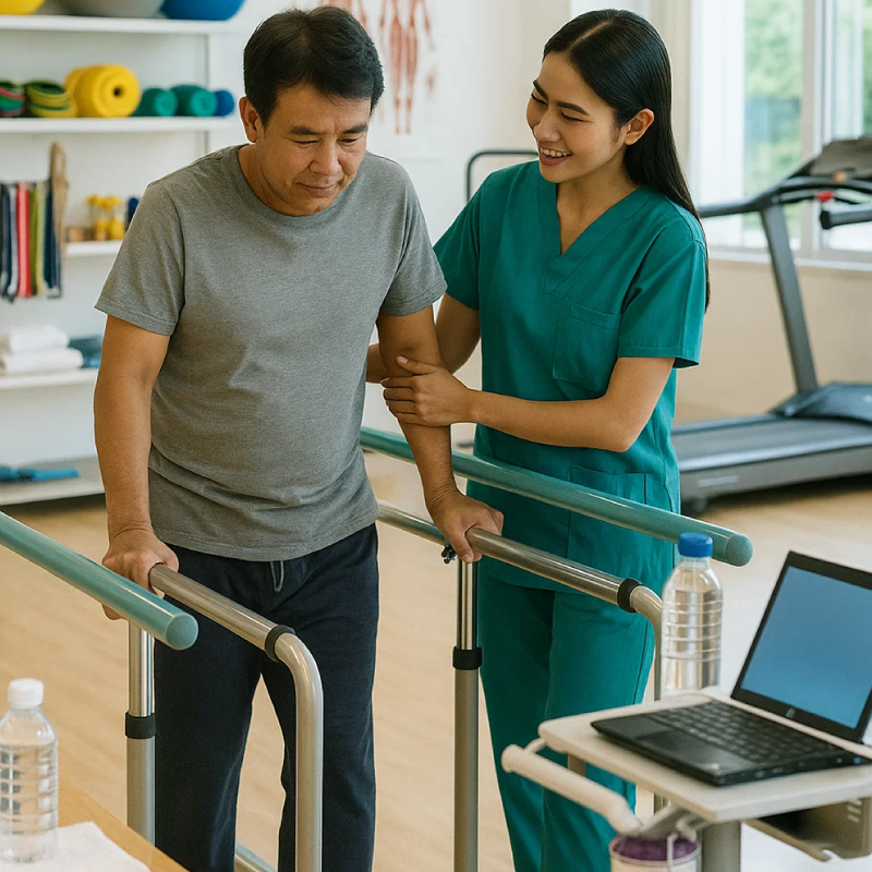 ERGOTRON Cart สำหรับศูนย์ฟื้นฟูและกายภาพบำบัด